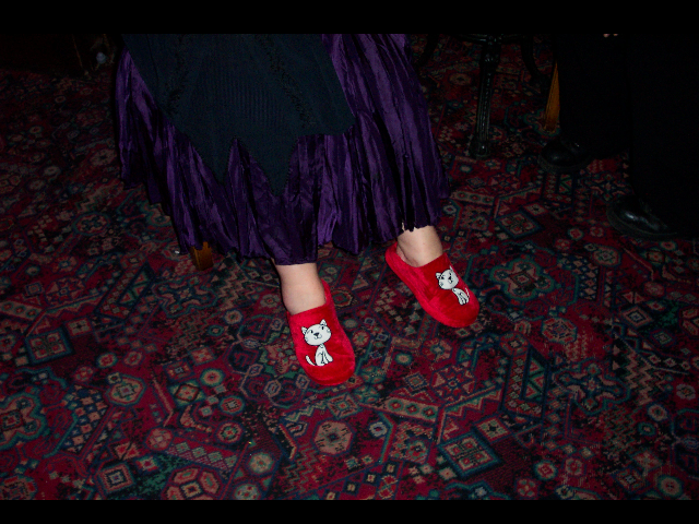 Tammy was the most festively-dressed of us all!